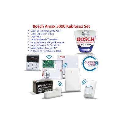 BOSCH (AMAX 3000) SERİSİ KABLOSUZ ALARM SETİ