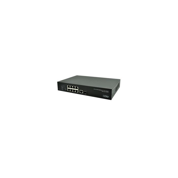 CNET (CGS-802GSWP) 8 PORT 10/100/1000 POE 130W +1SFP YONETILEBILIR L2 SWITCH