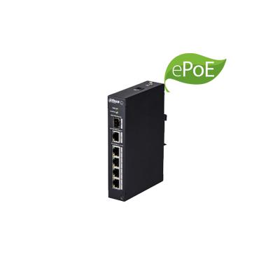 DAHUA (PFL2106-4ET-96) 4 PORT E-POE (4FE E-POE+1GE+ 1GE SFP, TOPLAM 96W POE) SWITCH