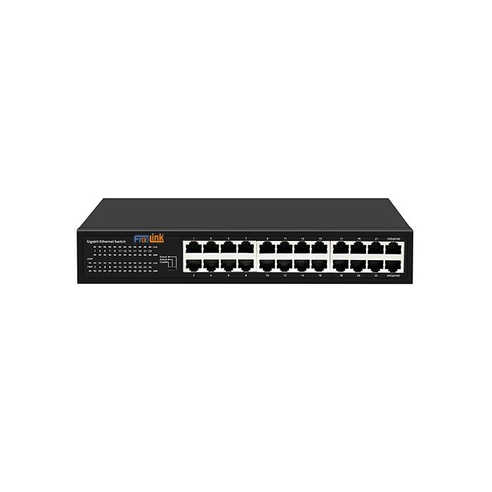 FREELINK (FRL-24GP) 24 PORT 10/100 /1000 METAL RACKMOUNT SWITCH