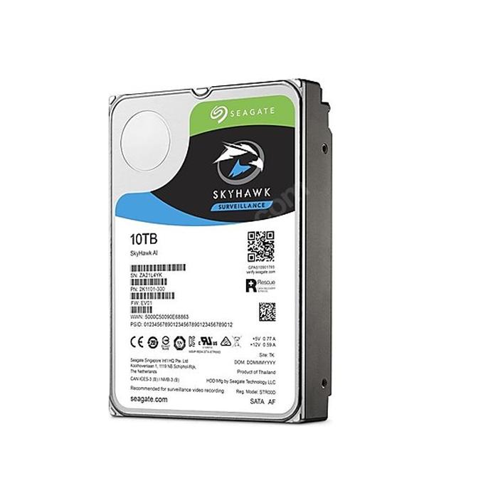 SEAGATE SKYHAWK (ST10000VE0008) 10TB 3.5 INC 7200RPM 256MB SATA3 7/24 GÜVENLİK HARDDISK