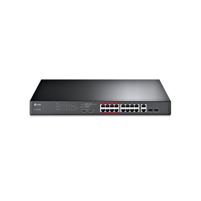 TP-LINK (TL-SL1218MP) 16 PORT 10/100 +2x POE 10/100/1000 YÖNETİLEMEYEN SWITCH