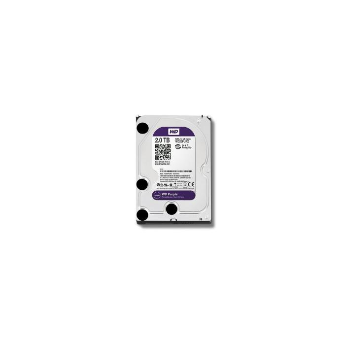 WESTERN DIGITAL PURPLE (WD20PURZ) 2TB 3.5 INC INTELLIPOWER 64MB 6.0Gb/s 7/24 GÜVENLİK HARDDISK
