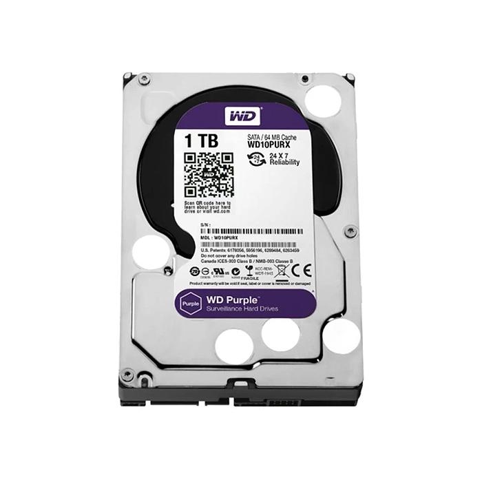 WESTERN DIGITAL PURPLE (WD10PURZ) 1TB 3.5 INC 64MB INTELLIPOWER 6.0Gb/s 7/24 GÜVENLİK HARDDISK