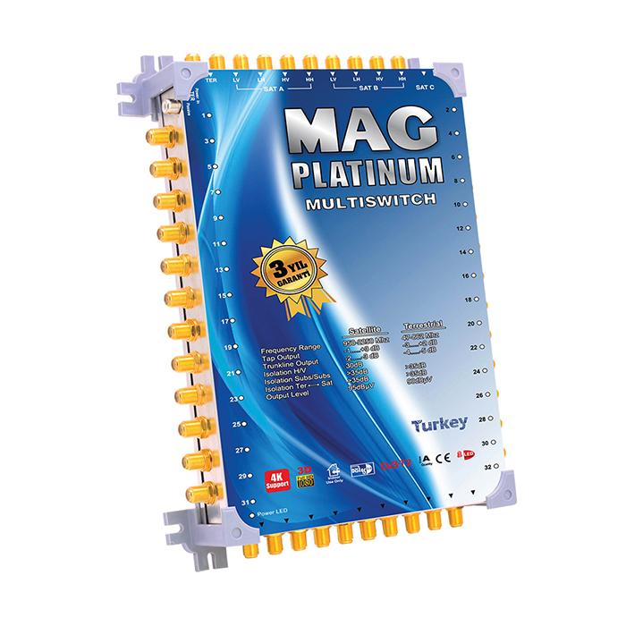 10*48 KASKATLI UYDU SANTRALİ MAG PLATINUM