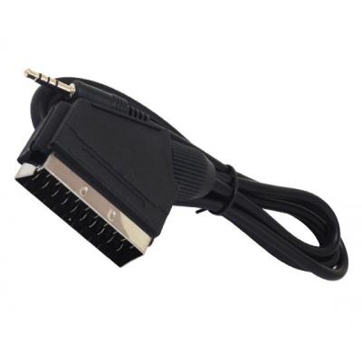 3.5 MM STEREO ERKEK/SCART KABLO 1.2 METRE SCART TO 3.5MM UZUN JACK UYDU ALICISI AV KABLO