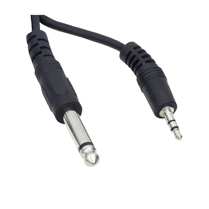 3.5 MM STEREO ERKEK / 6.3 MM MONO ERKEK 1,5 METRE KABLO (ARA KABLO)