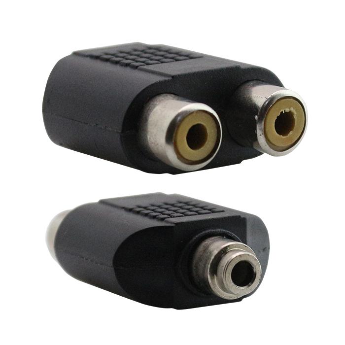 POWERMASTER PM-8492 3.5 MM STEREO DİŞİ/2 RCA DİŞİ ÇEVİRİCİ JACK