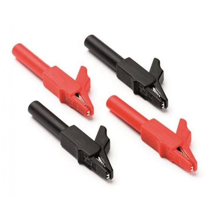 4MM BANAN JAK GİRİŞLİ 55MM KROKODİL CATII SİYAH- KIRMIZI 2Lİ TAKIM (IC-243B)