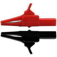 4MM BANAN JAK GİRİŞLİ KROKODİL CATIII (IC-243C) SİYAH+KIRMIZI - 2Lİ