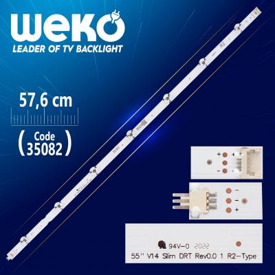 55 V14 SLİM DRT REV0.0 1 R2-TYPE - 6916L 2171A - 57.6 CM 7 LEDLİ - (WK-470)