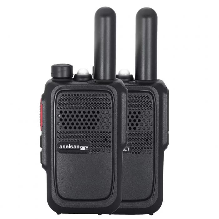 ASELSAN PM-580 PMR ŞARJ DAHİL İKİLİ EL TELSİZİ (10 KM)(16 KANAL + 121 ALT KANAL)