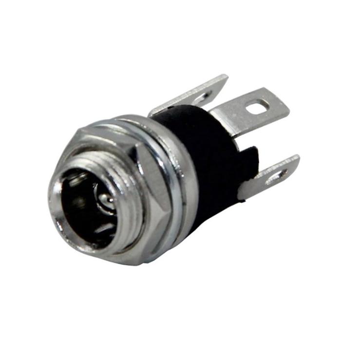 DC JAK ÜSTTEN SOMUNLU 2.1MM SOMUNLU Ø8MM (IC-258A)