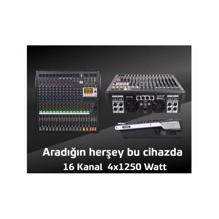 DDS DPX-PRO16 4X1250 WATT 16 KANAL POWER MIXER