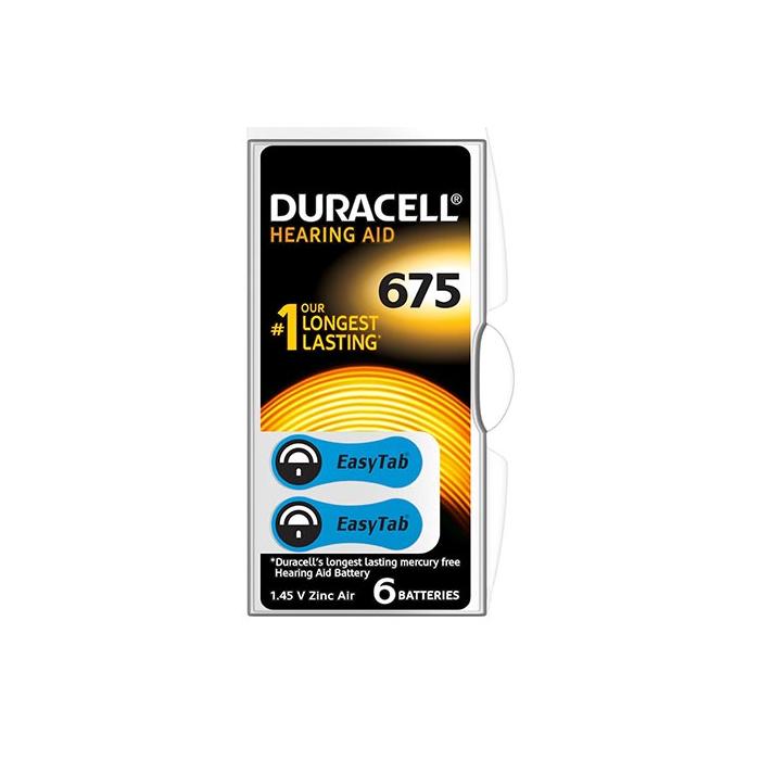 DURACELL 675 NO KULAKLIK PİLİ (6LI PAKET)