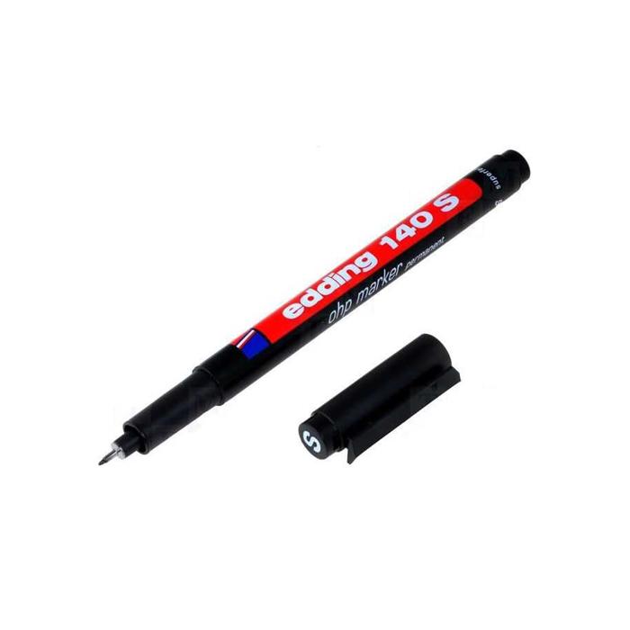 EDDING E-140S SİYAH ASETAT KALEMİ