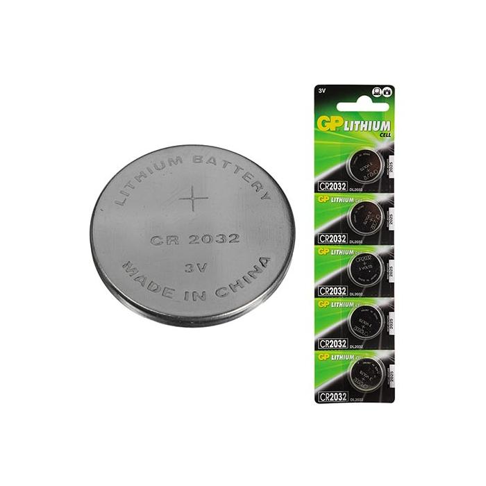 GP CR2032 3 VOLT LİTYUM PARA PİL * GPCR2032-2CPU5 (GPPBL2032188)(5Lİ PAKET)