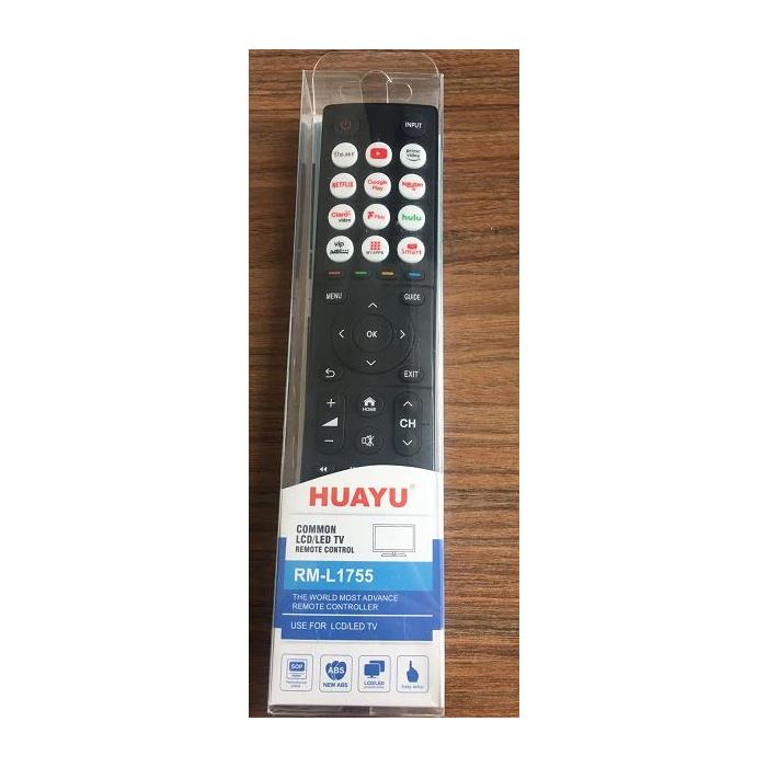 HUAYU RM-L1755 NETFLIX-YOUTUBE-HULU-PRIME VIDEO-GOOGLE PLAY-DISNEY TUŞLU UNIVERSAL LCD TV KUMANDA