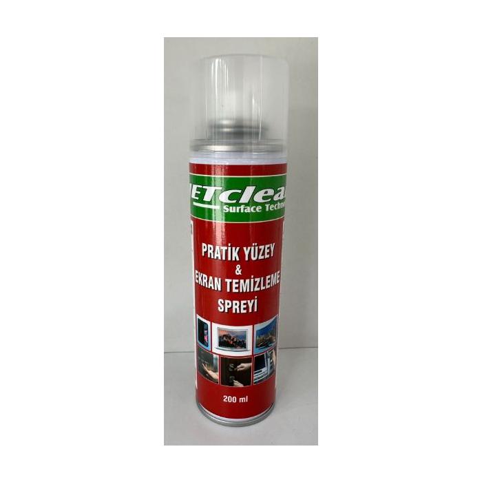 JETCLEAN 200ML PRATİK YÜZEY VE EKRAN TEMİZLEME SPREYİ