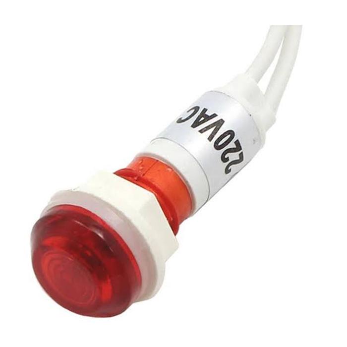 KABLOLU SİNYAL LAMBASI PLASTİK 10 MM XD10-6W (IC-227)