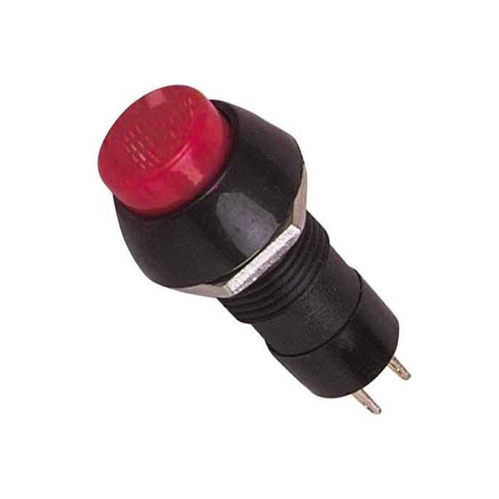 IC-191 KIRMIZI 2P BASMALI ON/OFF ANAHTAR BUTON Ø10MM DS-450