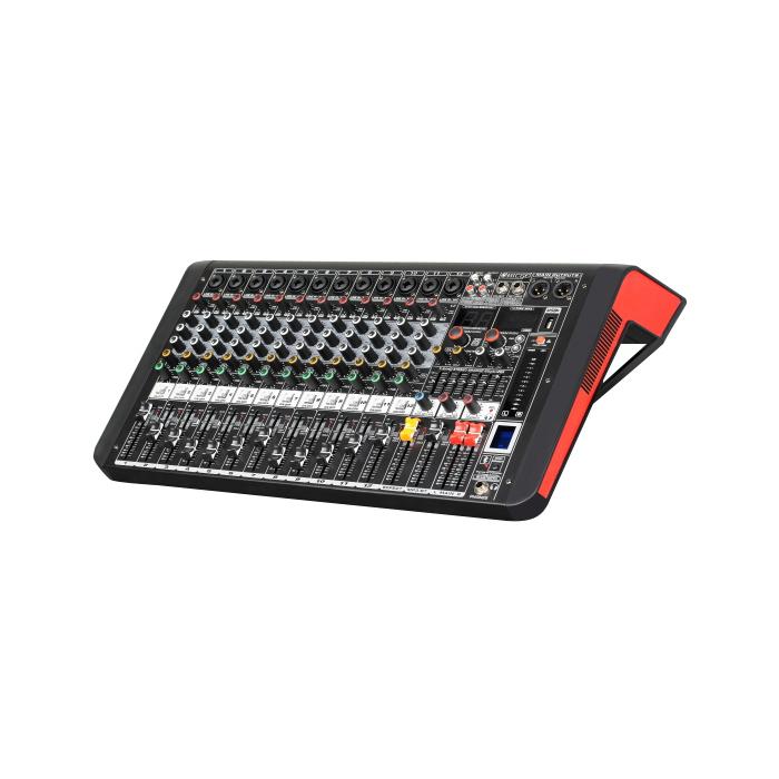 KÖNİG K-8 P600 FX 2X300W 600 W USB-SD-BLUETOOTH 8 KANAL POWER MIXER