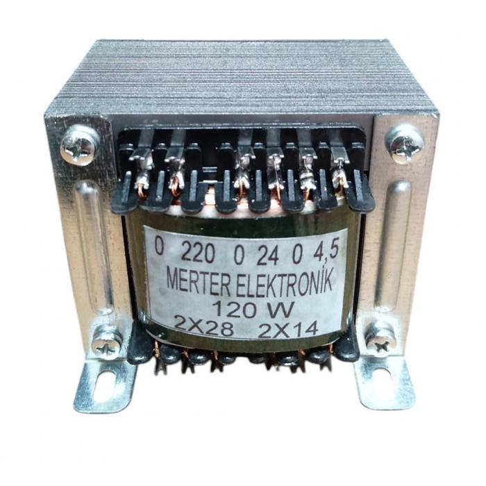 KÖNİG K-166 2X28 0-24V BESLEME TRAFOSU 120 WATT (2X14-04.5V)