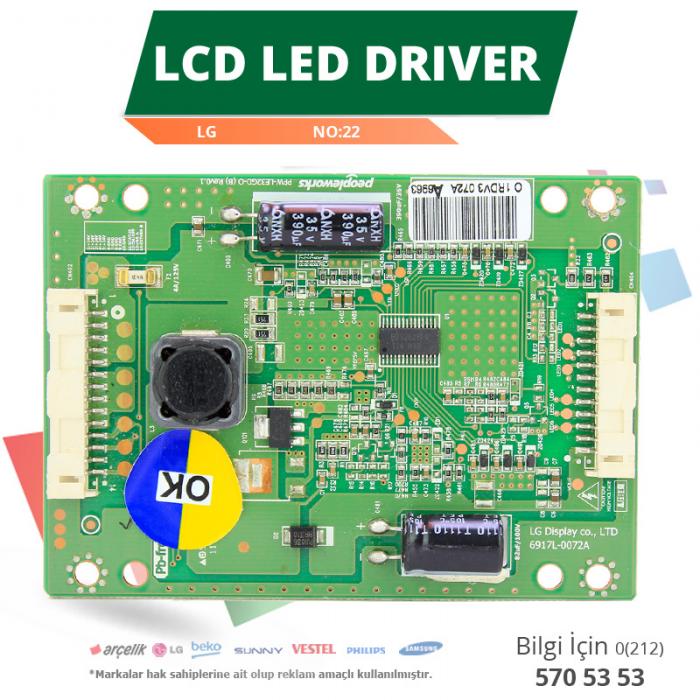 LCD LED DRIVER LG (6917L-0072A,PPW-LE32GD-O(B) REV0.1) (LC320EXN SD A1) (NO:22)