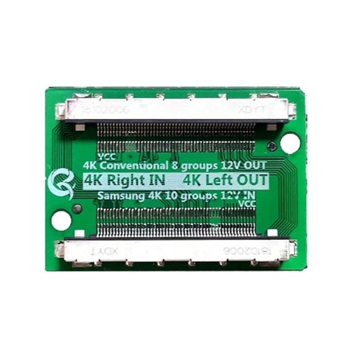 LCD PANEL FLEXİ REPAİR KART 4K RİGHT İN 4K LEFT OUT LVDS TO LVDS QK0822A