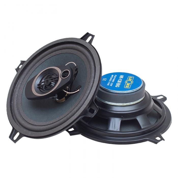 LEONE HR-130 BIG 13 CM 220 WATT MAX 110 WATT RMS 3 YOLLU METAL ÇERÇEVELİ 2Lİ TAKIM KUTULU OTO HOPARLÖR