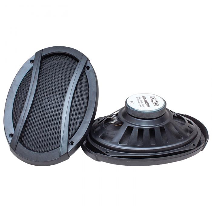 LEONE HR-6925TW 900 WATT 6X9 KAPAKLI OVAL PLASTİK ÇERÇEVELİ OTO HOPARLÖR (ÇİFTLİ TAKIM FİYAT)