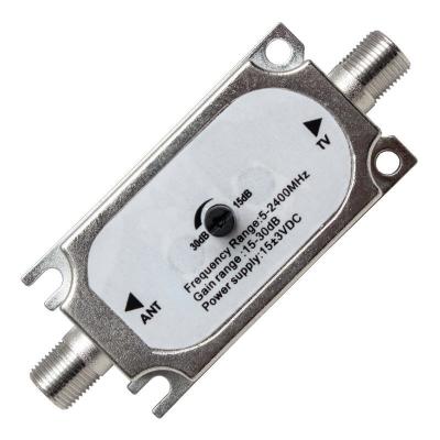 MAG AYARLI HAT KUVVETLENDİRİCİ INLINE AMPLIFIER 47-2150MHZ (15-30DB)