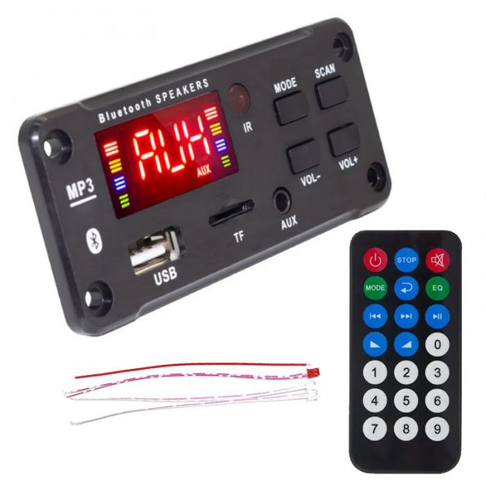 MAGICVOICE G020 USB/SD/AUX/BLUETOOTH/KUMANDA/2X40W ANFİ ÇIKIŞLI OTO TEYP ÇEVİRİCİ DİJİTAL PLAYER BOARD