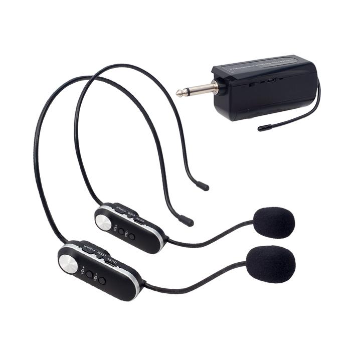 MAGICVOICE MV-1307HH UHF 2 HEADSET ŞARJLI KABLOSUZ TELSİZ MİKROFON (VOLUME KONTROLLÜ)