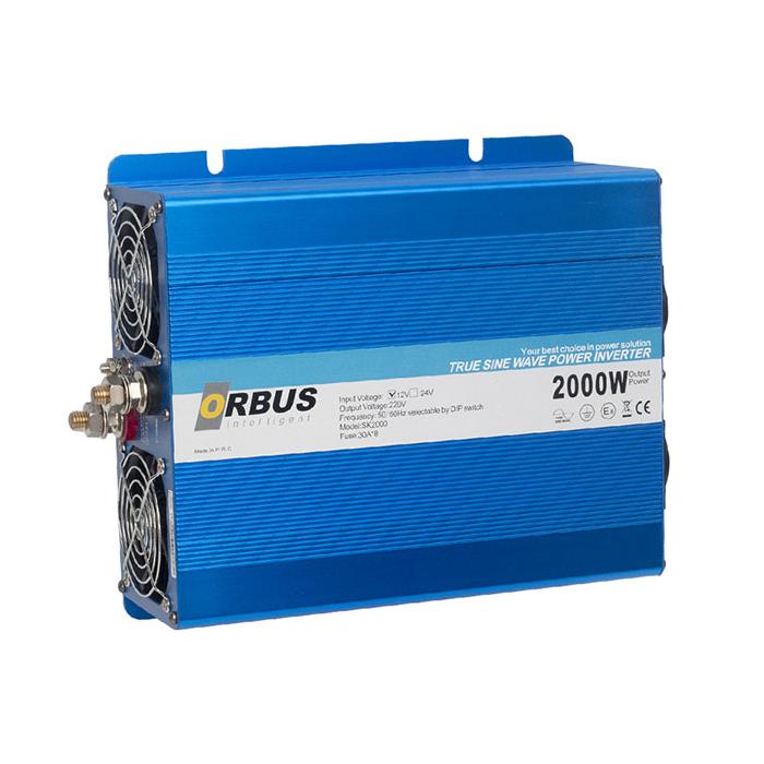 ORBUS 12 VOLT - 2000 WATT INTELLIGENT TAM SINUS INVERTER