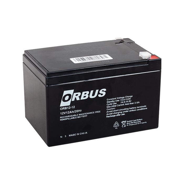 ORBUS ORB12-12 12 VOLT - 12 AMPER AKÜ (151 X 98 X 95 MM)