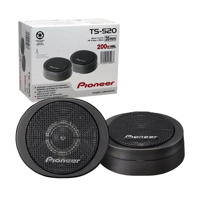 PIONEER TS-S20 3/4 20MM 200 WATT HARD DOME SUPER TWEETER TİZ HOPARLÖR (2Lİ TAKIM)