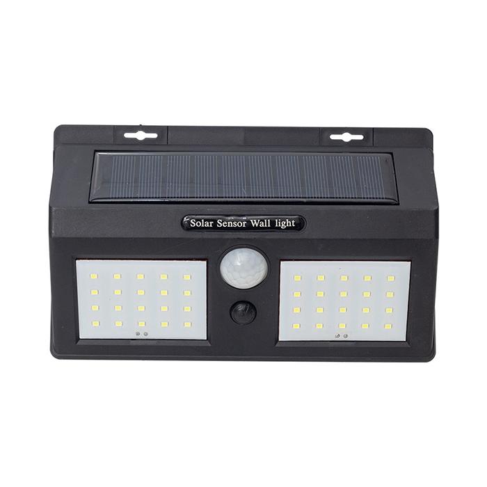 POWERMASTER PM-14616 SENSÖRLÜ ÇİFTLİ 40 LEDLİ SOLAR LED DUVAR TİPİ APLİK