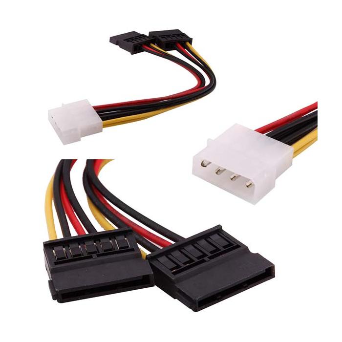 POWERMASTER İKİLİ SATA POWER KABLO