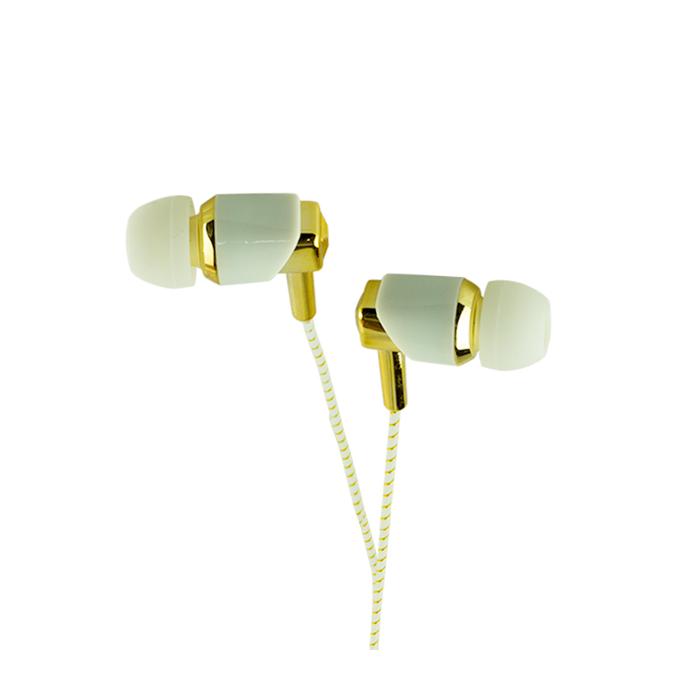 POWERMASTER W-8 MİKROFONLU KULAK İÇİ KULAKLIK (GOLD*GRİ)