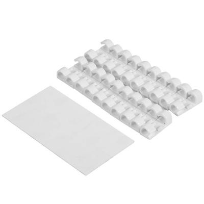 POWERMASTER CY-20 BEYAZ 3M YAPIŞKANLI 20Lİ KABLO SABİTLEYİCİ DÜZENLEYİCİ KLİPS