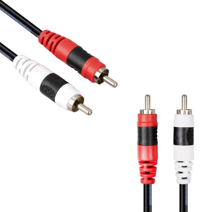 POWERMASTER PM-17973 2 XLR ERKEK2 RCA ERKEK 3 METRE KABLO