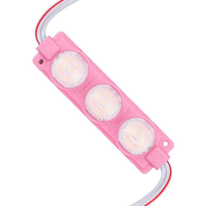 POWERMASTER MODÜL LED 12V 3W PEMBE 74X20 MM 3030