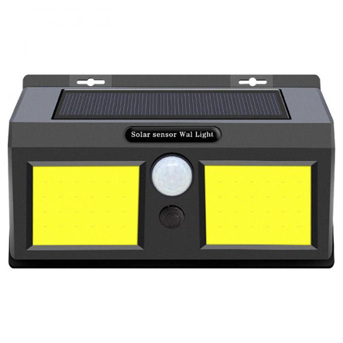 POWERMASTER PM-2520 96 SMD LEDLİ SENSÖRLÜ ÇİFTLİ SOLAR COB LED DUVAR TİPİ APLİK