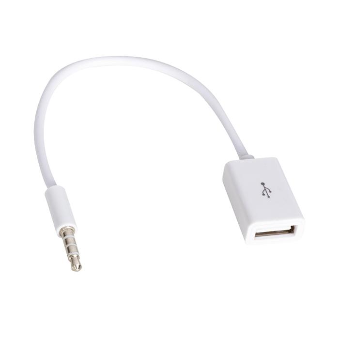 POWERMASTER USB DİŞİ TO AUX STEREO 3 BOĞUMLU KABLO