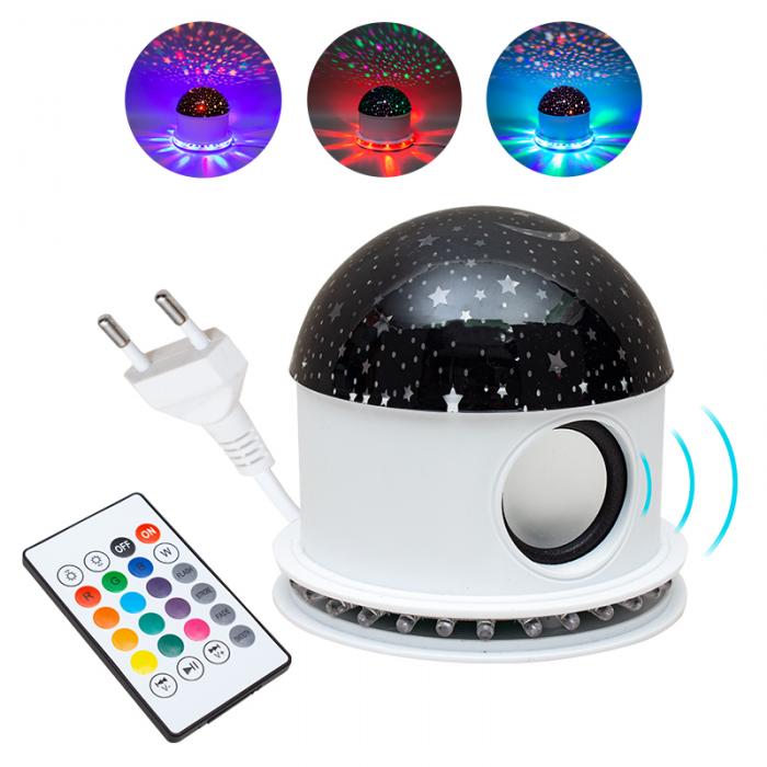 POWERMASTER HX-602 BLUETOOTH DESTEKLİ ANİMASYONLU GECE LAMBASI HOPARLÖR - SPEAKER (6 WATT)