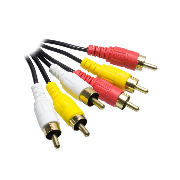 POWERMASTER 3 RCA + 3 RCA 1.5 METRE TOS TOS STANDART RCA KABLO