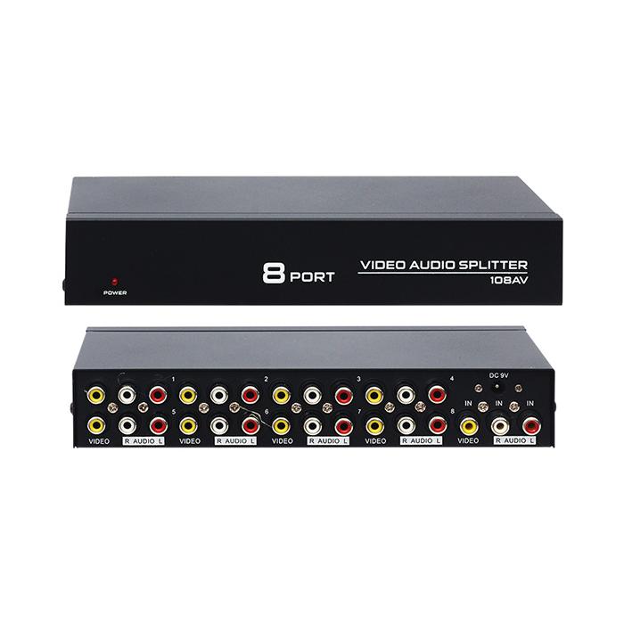 POWERMASTER PM-4832 8 PORT VIDEO AUDIO DAĞITICI (1024X768-85HZ)