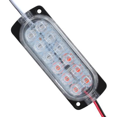 POWERMASTER MODÜL LED 12-24V 1.2W PARLAK YANIP SÖNEN KIRMIZI/MAVİ 2835