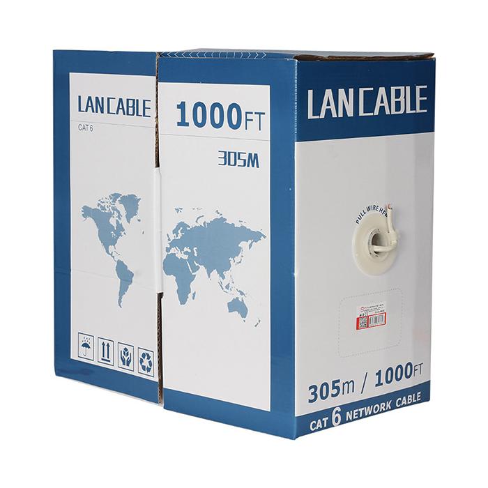 POWERMASTER 23 AWG 0.57MM  1GBPS UTP CU %100 BAKIR 305 METRE GRİ CAT6 KABLO